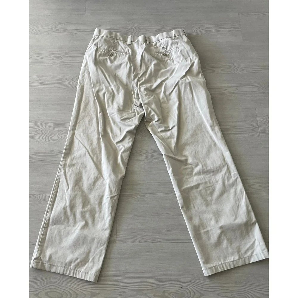 Blue Harbour Chino Pants Mens 35x30 Beige Cotton Coastal Classic Casual Khaki